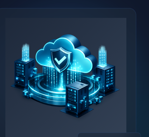 Ilustração de backup em nuvem